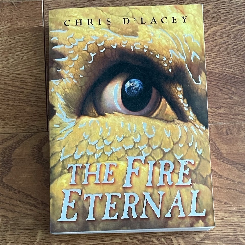 The Fire Eternal by: Chris D’Lacey paperback book